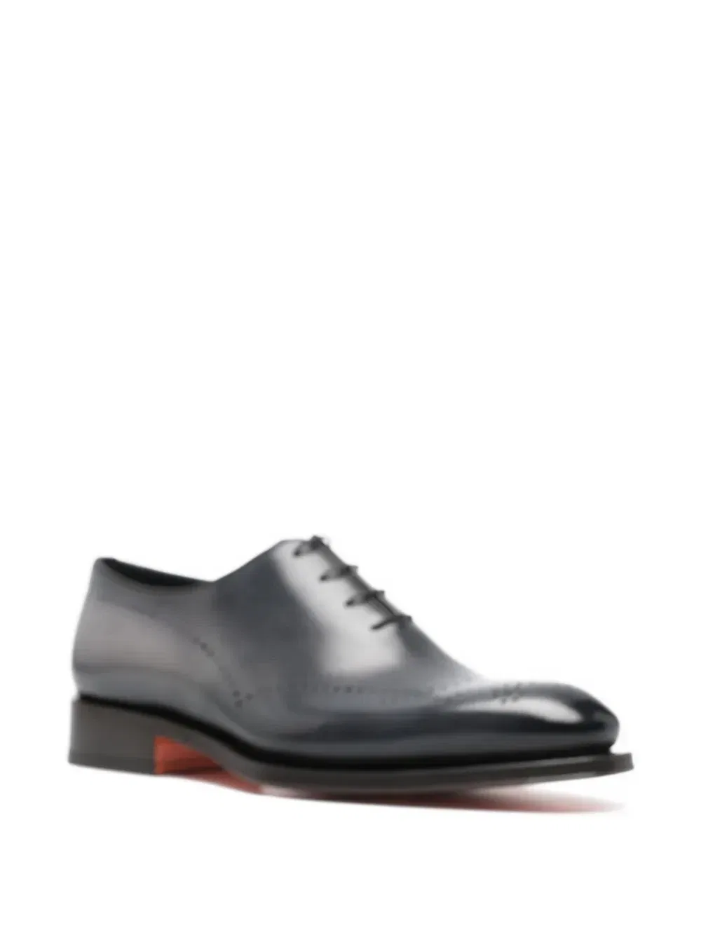 Оксфорды из кожи Santoni, синий — фото 2