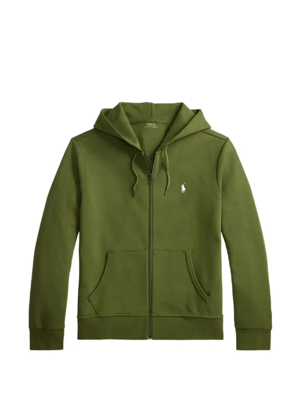 Молния, логотип, вышитая толстовка POLO RALPH LAUREN, зеленый