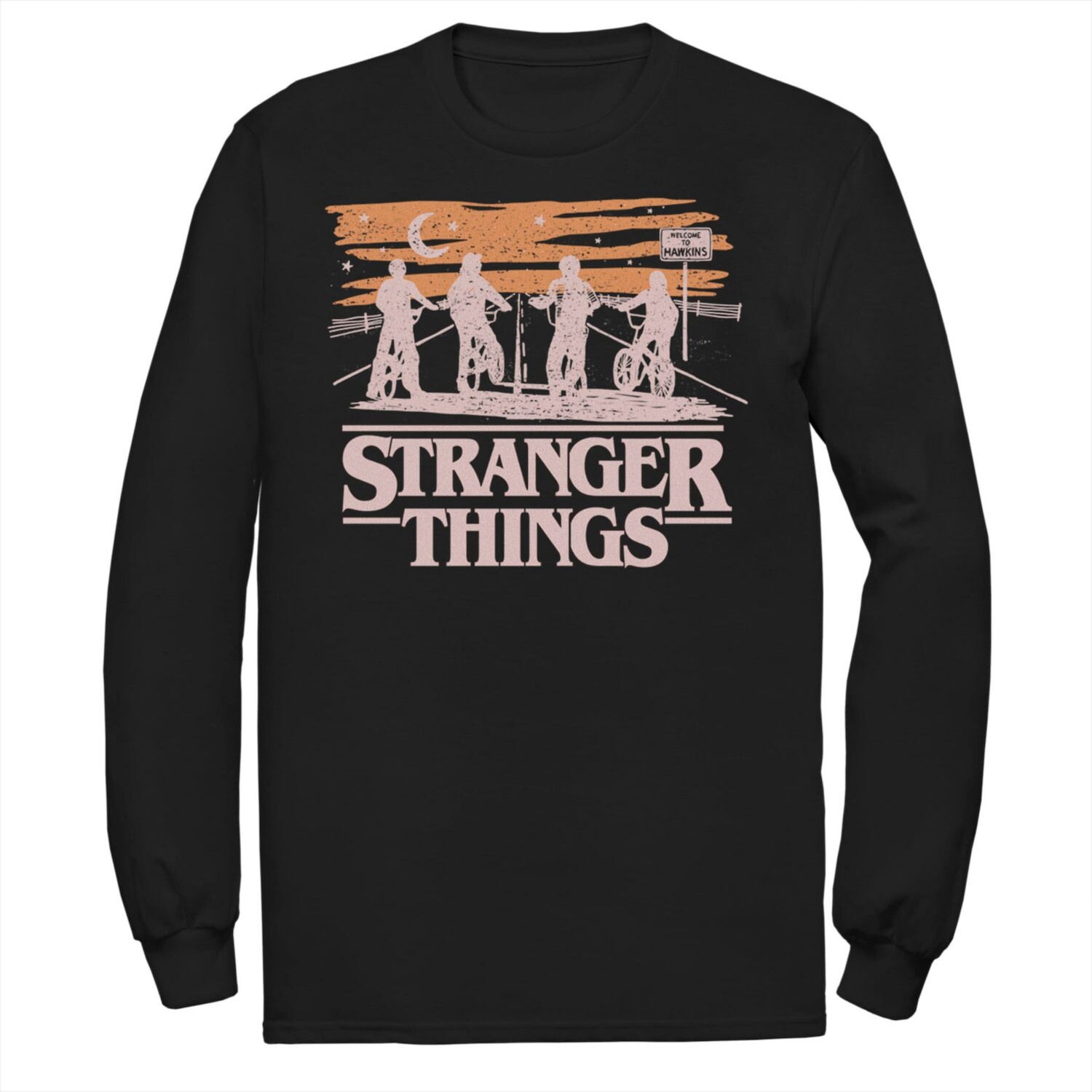 

Мужская футболка Netflix Stranger Things Night Silhouettes Licensed Character