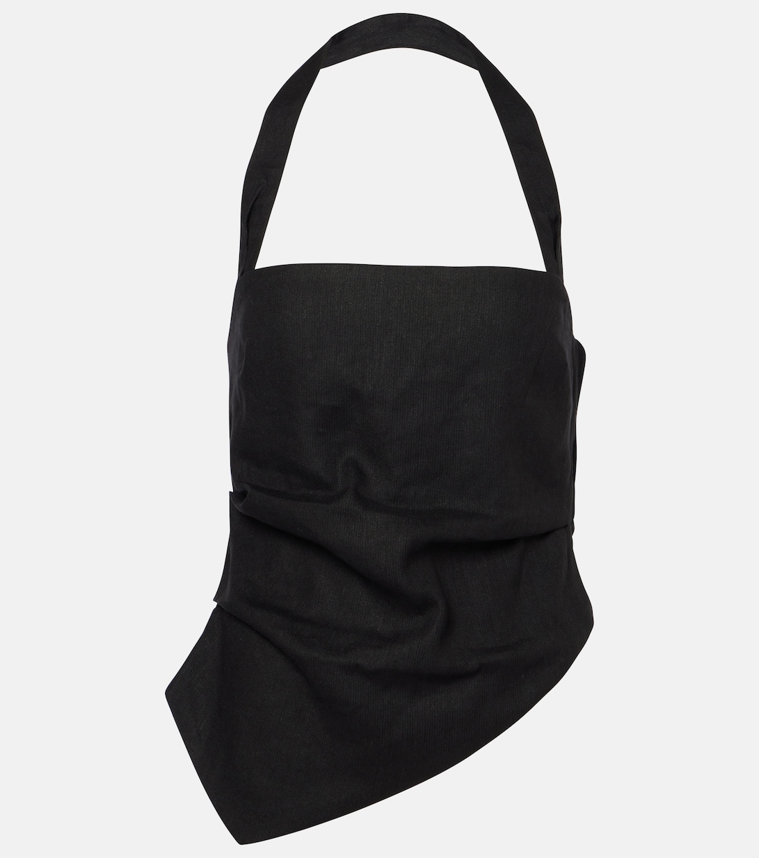 

Топ из льняной смеси Dorian SIR, черный