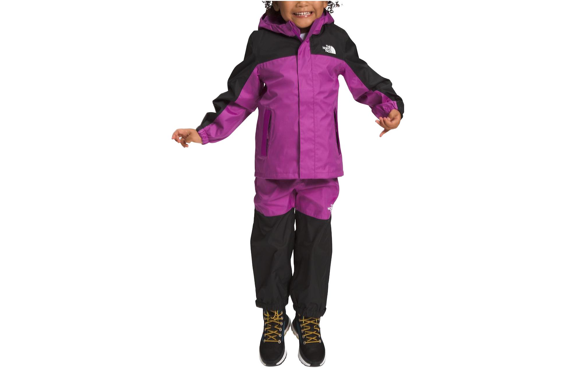 Ветровка черная фиолетовая детская THE NORTH FACE — фото 2