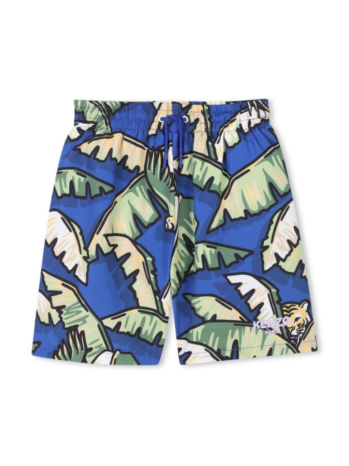 

Kenzo Kids плавки-шорты с графичным принтом, синий