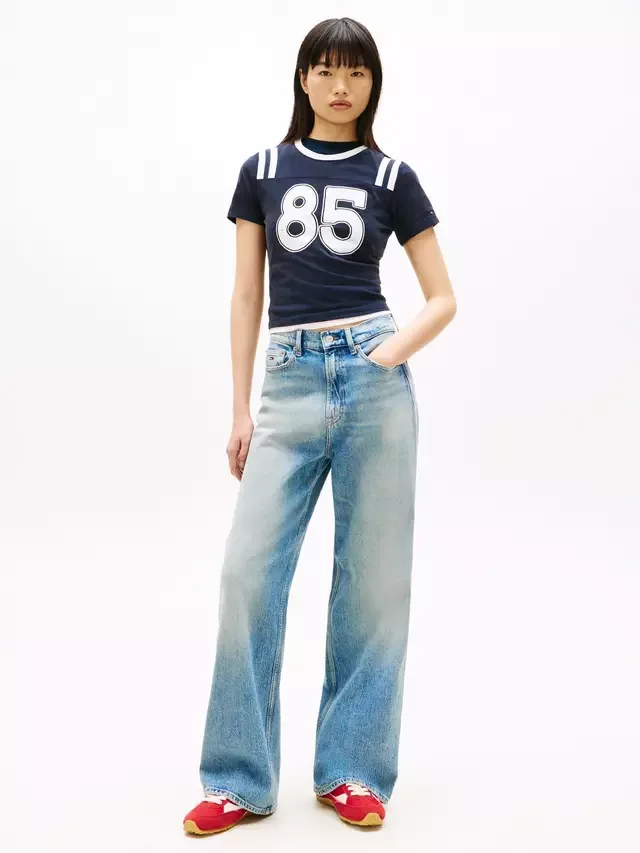 Джинсы Tommy Jeans Claire с высокой посадкой, светло-голубые Tommy Hilfiger — фото 2