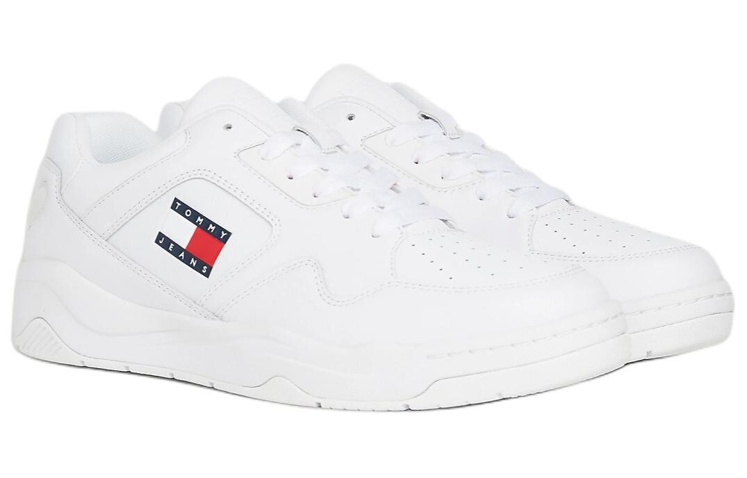 Кроссовки Tommy Hilfiger Skateboarding Shoes Men Low-top White, белый — фото 2