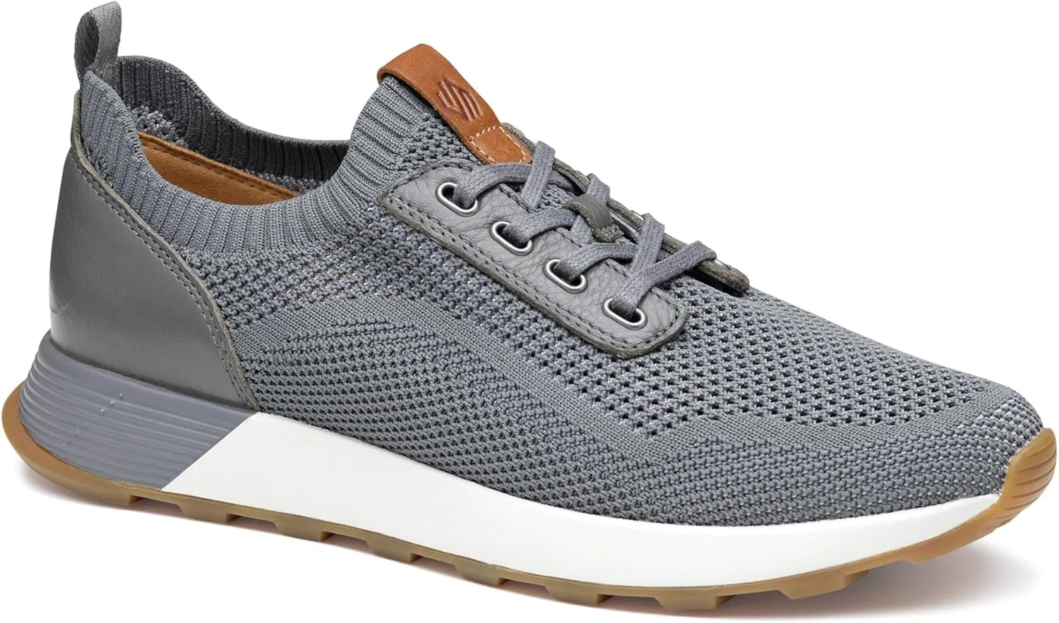Мужские кроссовки Johnston & Murphy Kinnon Knit Jogger, серый — фото 3