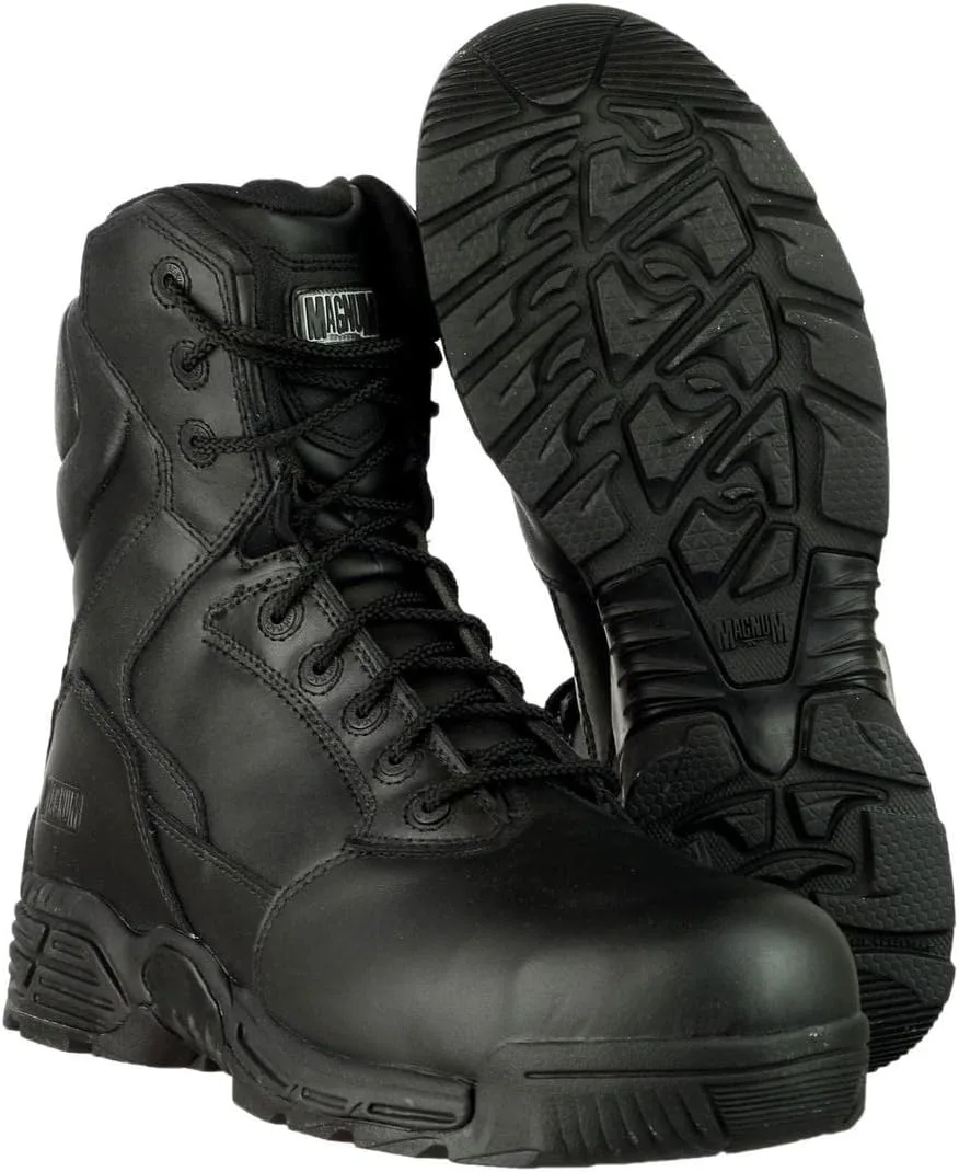Кожаные походные ботинки Magnum Stealth Force 8.0 CT CP Hi-Tec, черный — фото 4