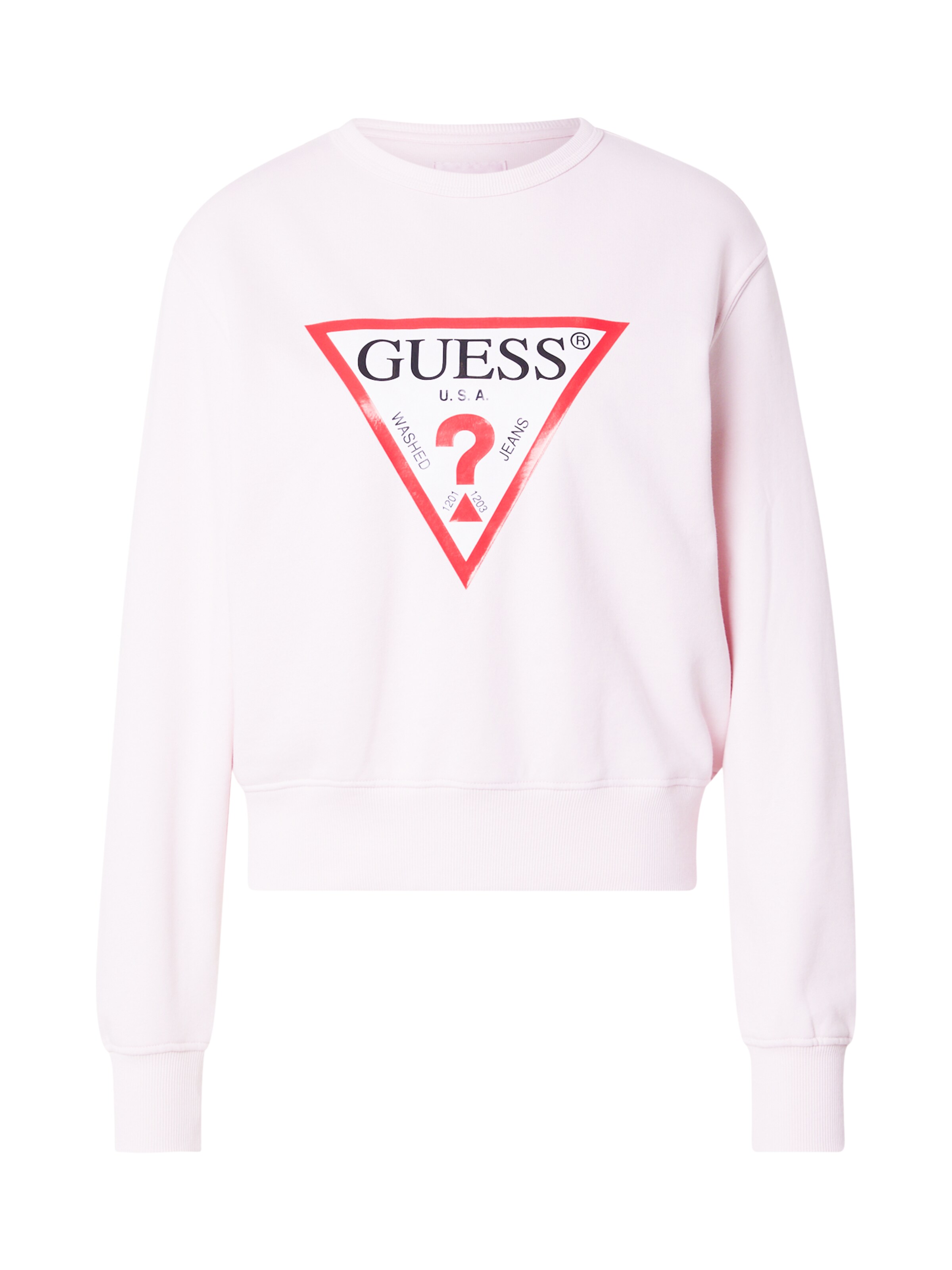 

GUESS Свитшот в розовом цвете, Розовый, GUESS Свитшот в розовом цвете
