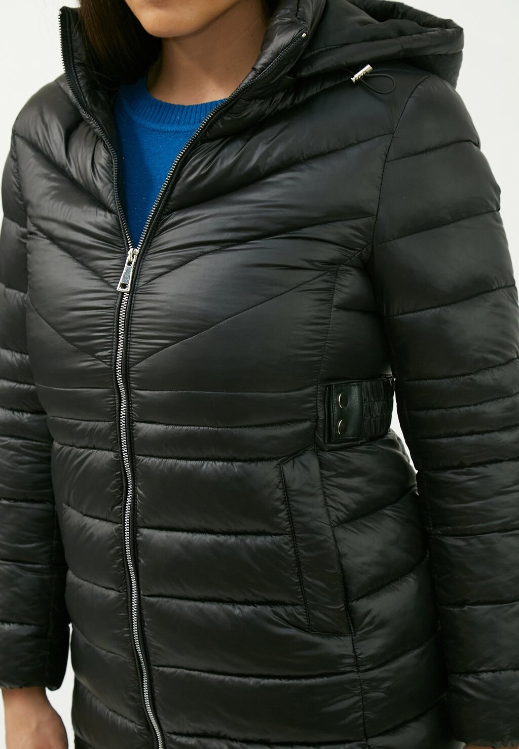 

Зимнее пальто HOODED QUILTED Maison Form'elle, черный