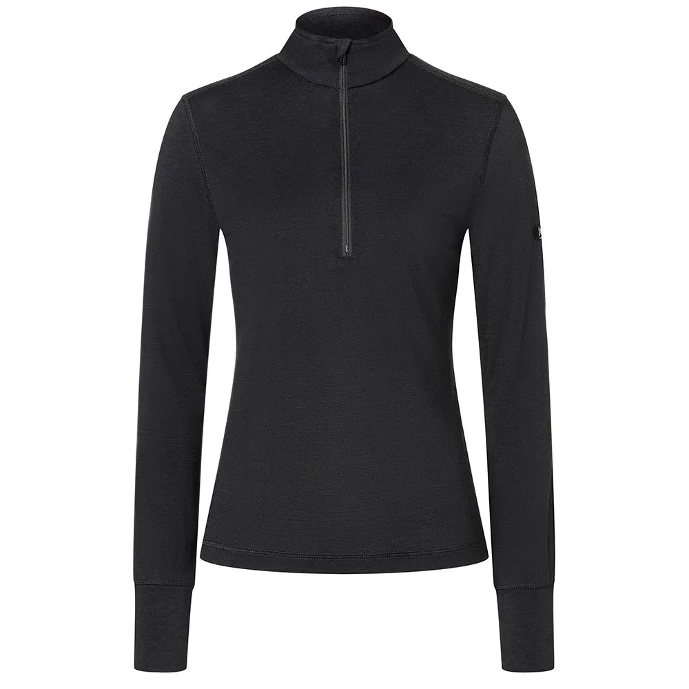 

Футболка Super.natural Tundra175 half zip long sleeve, черный