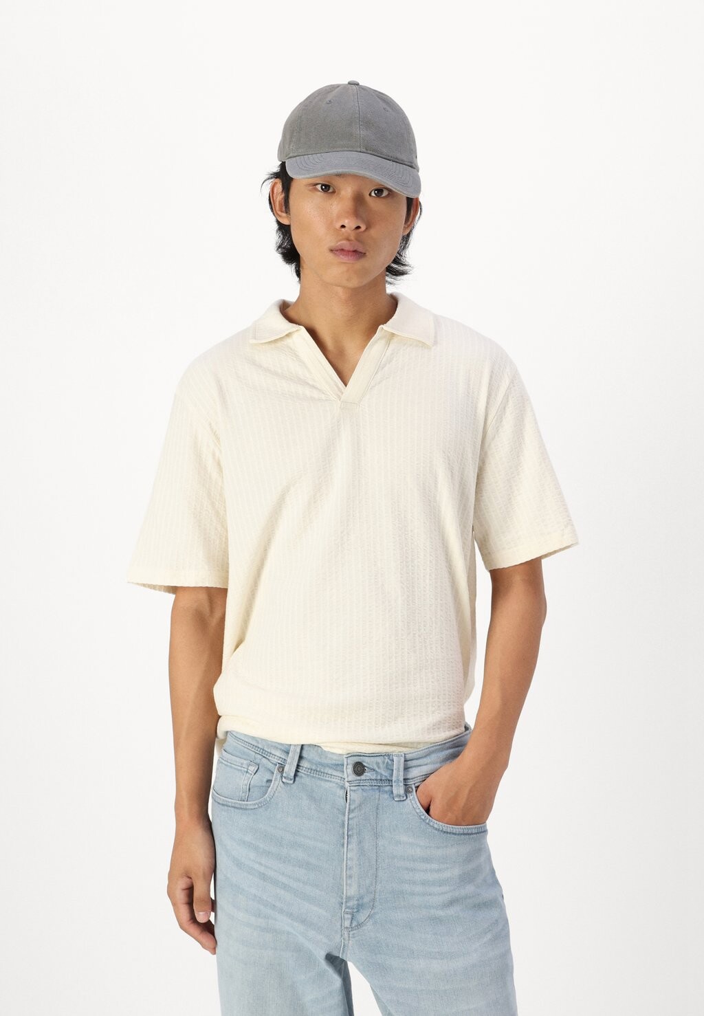 

Базовая футболка JORAIRY STRUCTURED Jack & Jones, белый