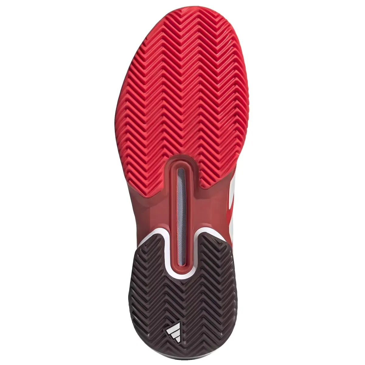 Мужская теннисная обувь ADIZERO UBERSONIC 5 CL Adidas, красный — фото 2