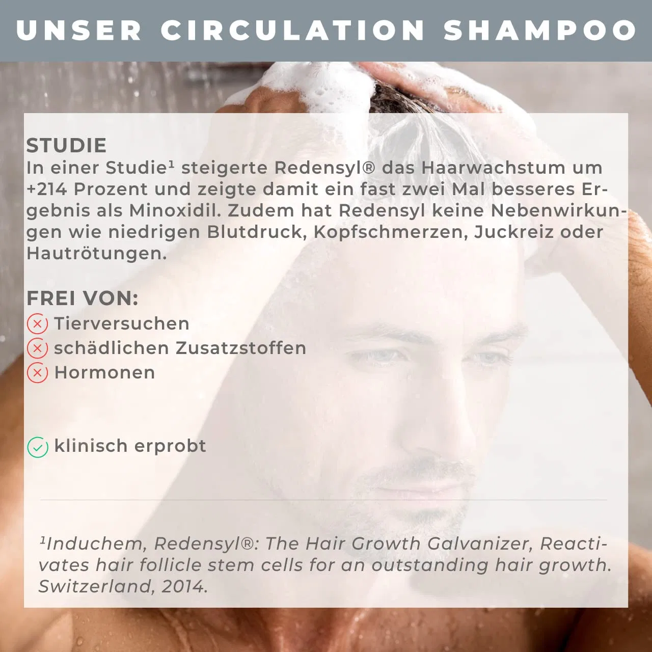 Шампунь Kö-Hair Circulation с 1% Redensyl против выпадения волос, 250 мл Köhair — фото 3