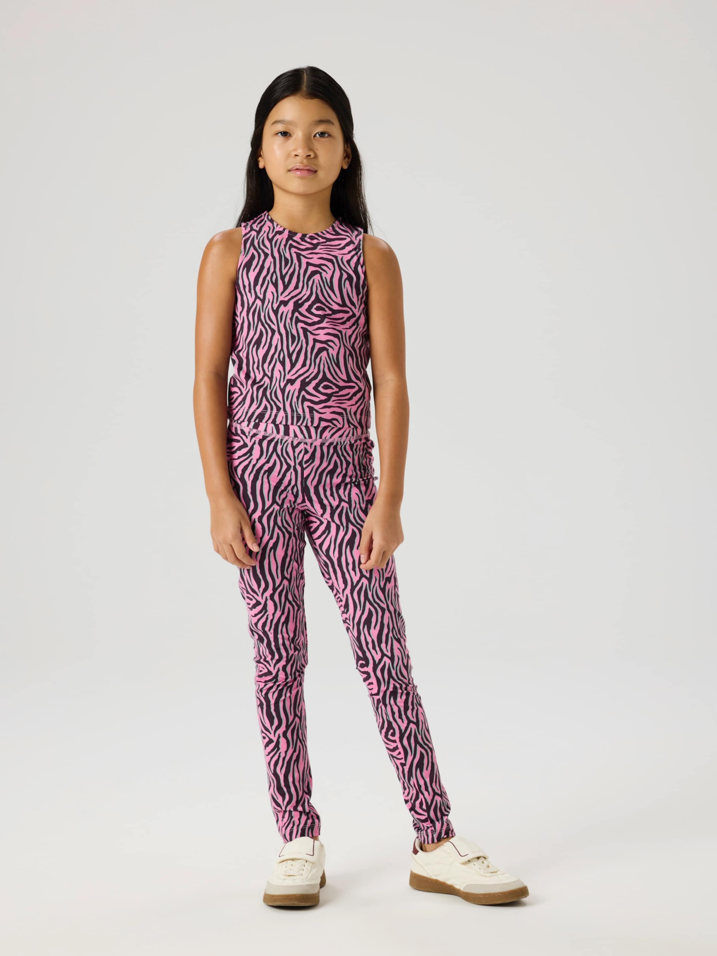 NAME IT Леггинсы Slim fit в цвете Orchid — фото 4