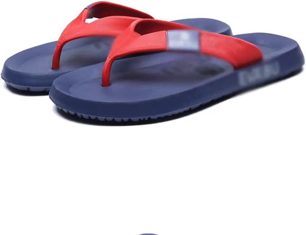 Men's Flip Flops Summer Non-Slip Outdoor Сандалии Flip Flops Leisure Rubber Beach Shoes (Color : C Size : 39) THTYJHMJQEWQDSGNH — фото 4