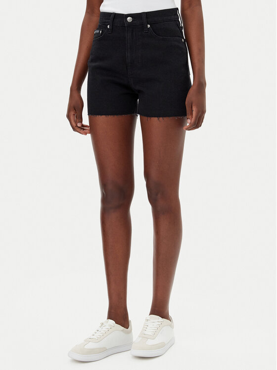 

Джинсовые шорты Mom fit J20J225154 Calvin Klein Jeans, черный