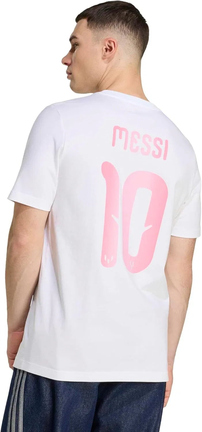 Футболка Adidas Men's Messi N&n G T, белый — фото 3