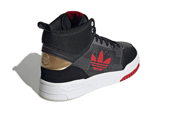 Кроссовки оригинальные drop step shoes Adidas, черный — фото 4