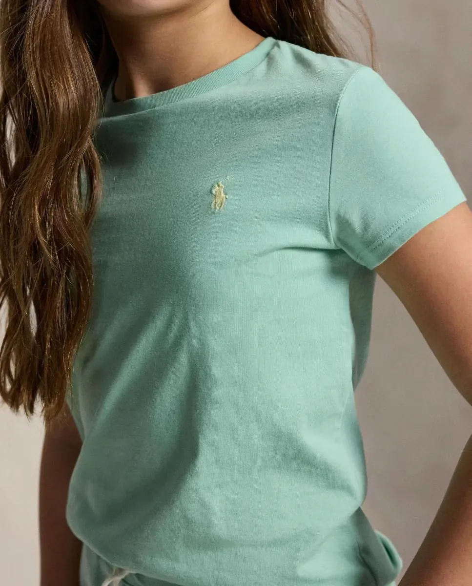 Детская футболка из хлопкового трикотажа Polo Ralph Lauren, Hierba — фото 3