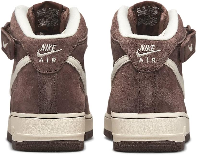 Мужские кроссовки Nike Air Force 1 Mid '07 QS, шоколадный — фото 4