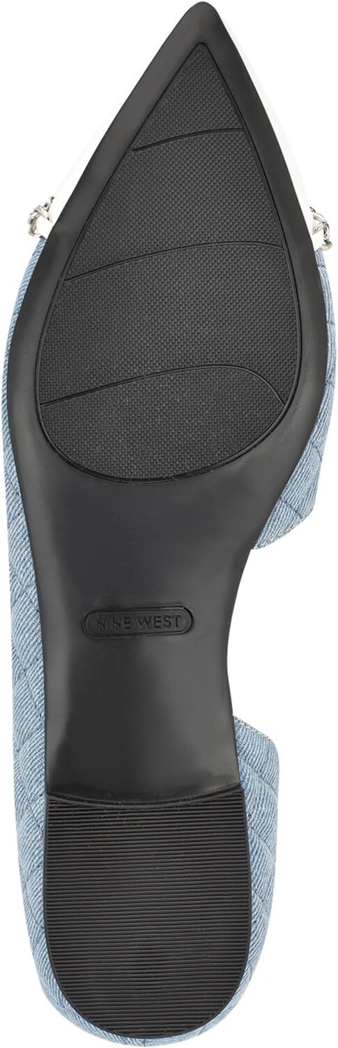 Туфли на плоской подошве Nine West Breza, цвет Light Blue Denim Multi — фото 3
