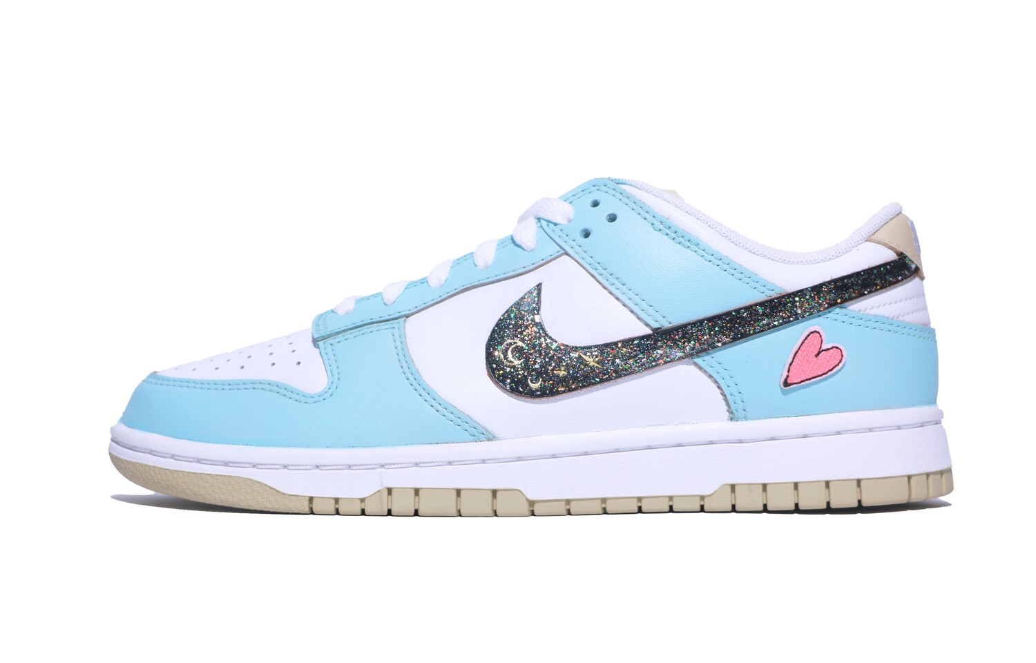 

Кроссовки Nike Dunk Skateboarding Shoes Men Low-top Blue/black/white, синий/черный/белый