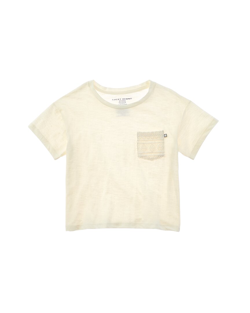 

Футболка крючком Lucky Brand, белый