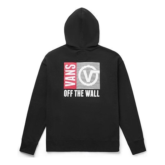 

Толстовка mens sweater hooded side zipper black Vans, черный
