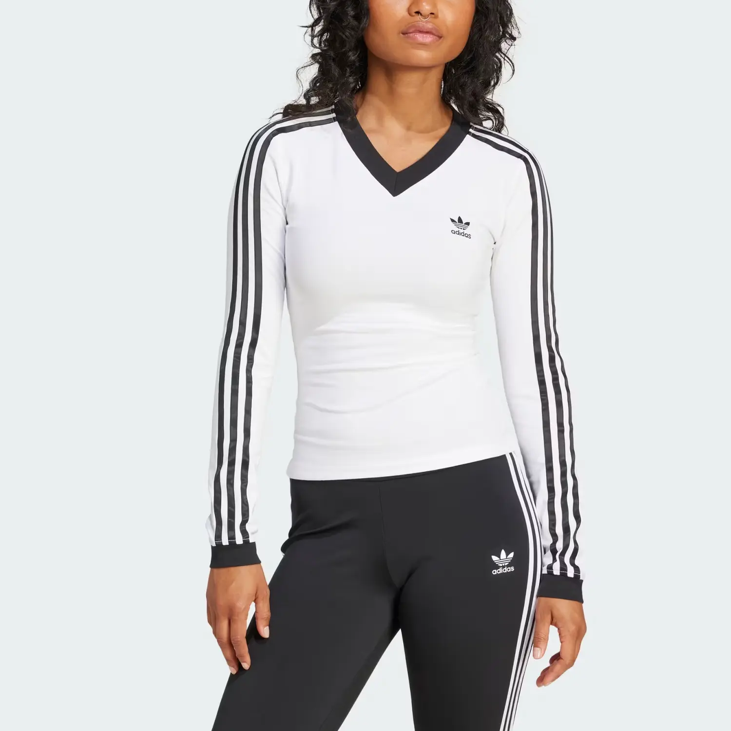 Adidas Originals Футболка женская белая — фото 4