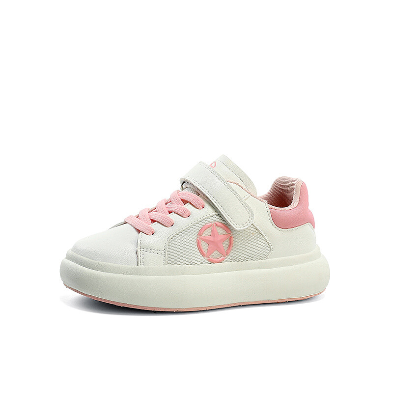 Детские кроссовки для скейтбординга Kids Low-top White Jeep, розовый — фото 2