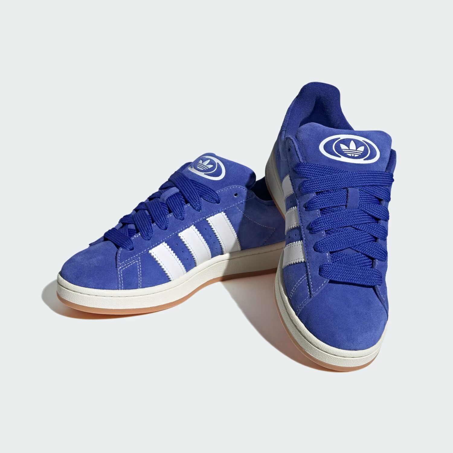 Кроссовки кампуса 00-х годов Adidas, цвет Semi Lucid Blue/Cloud White/Off White — фото 4