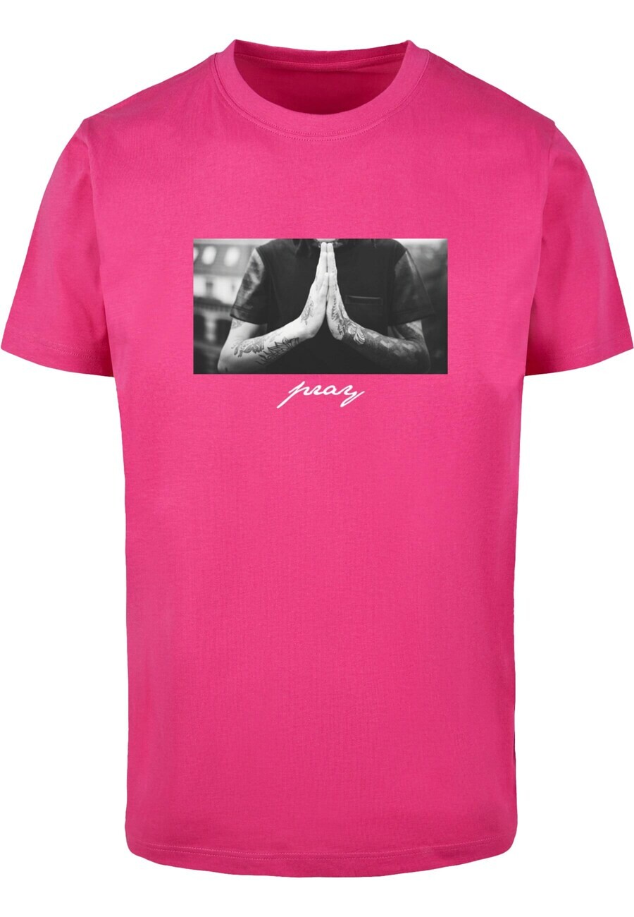 

Футболка Mister Tee Pray, розовый