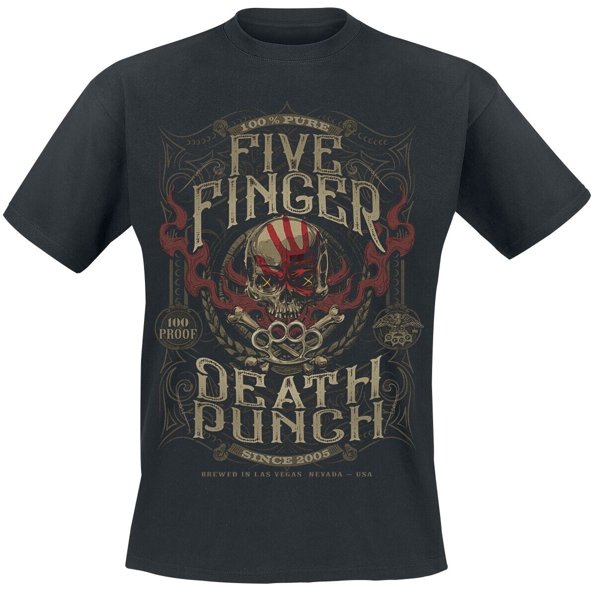 Футболка 100 Proof T-shirt от Five Finger Death Punch