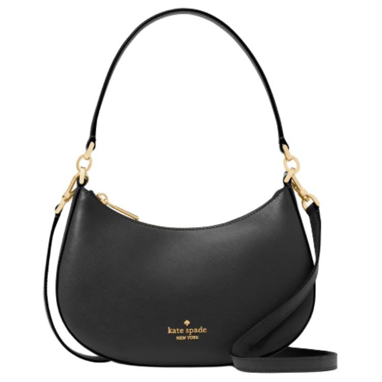 

Kate Spade Средняя женская сумка через плечо из коровьей кожи черного цвета