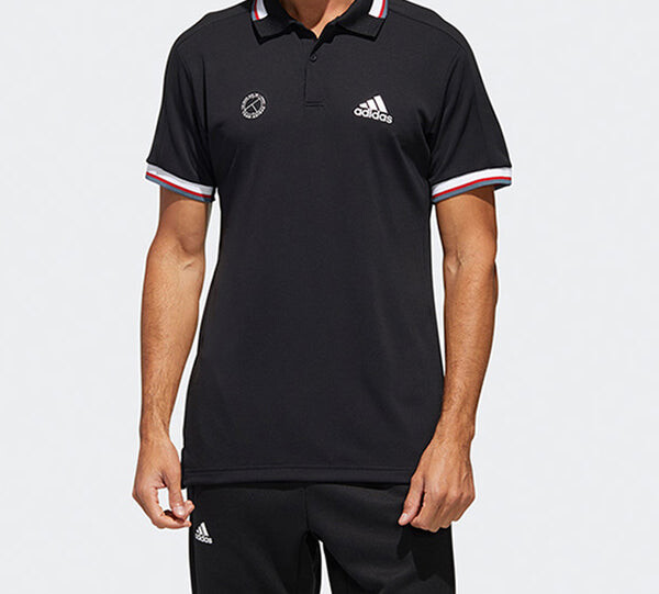 Футболка adidas Htrdy M Pl1 Sl Tennis Sports Polo Shirt Black, черный — фото 3