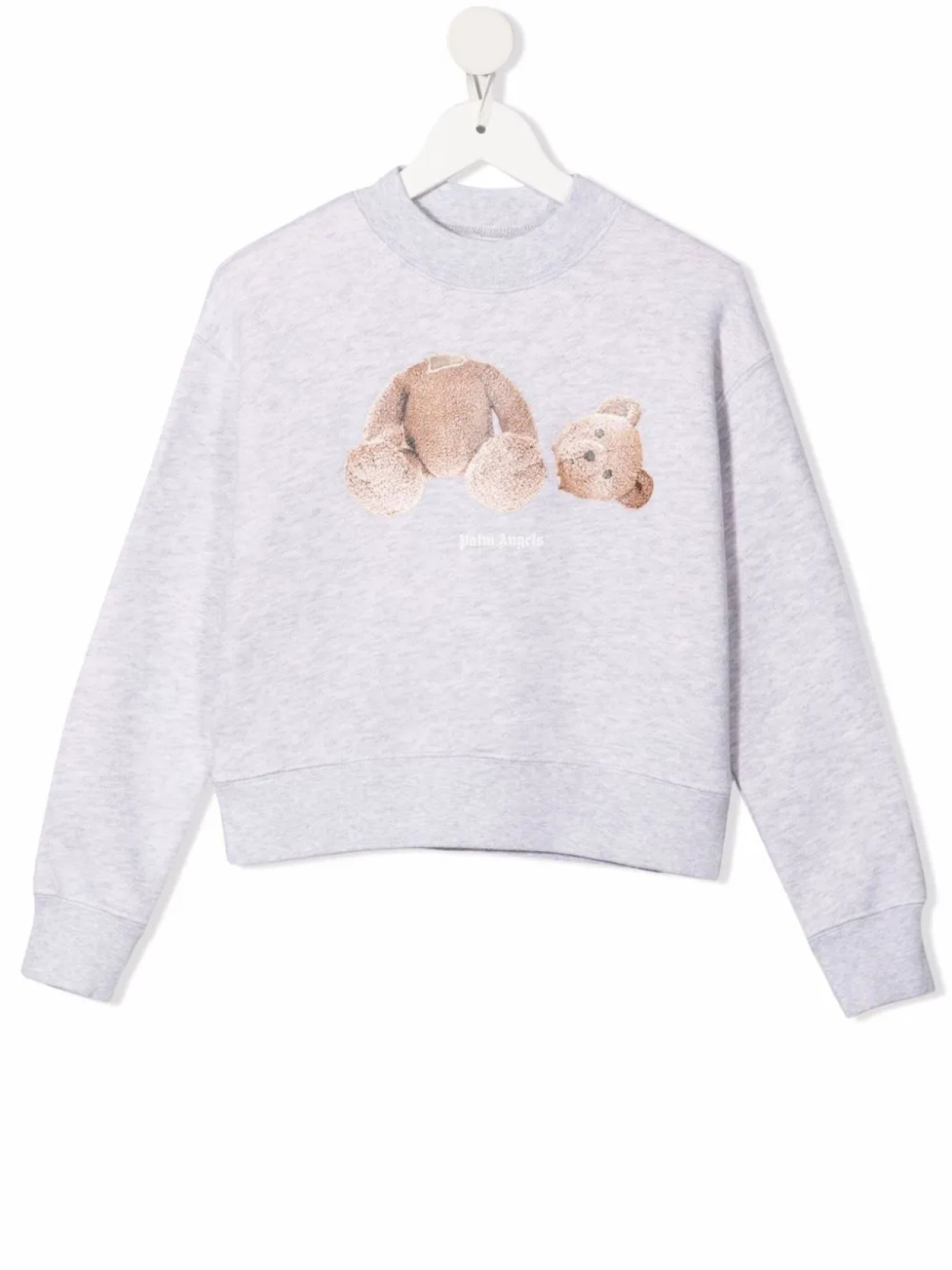 

Palm Angels Kids толстовка с принтом Teddy Bear, серый