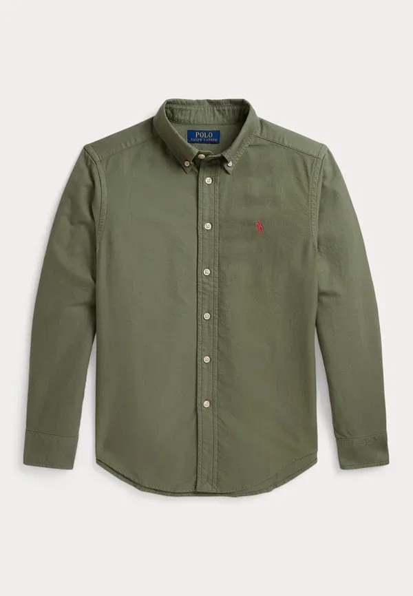 Детская рубашка Polo Ralph Lauren, цвет карго грин