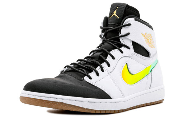 Кроссовки 1 высокие модерн Air Jordan, белый — фото 2