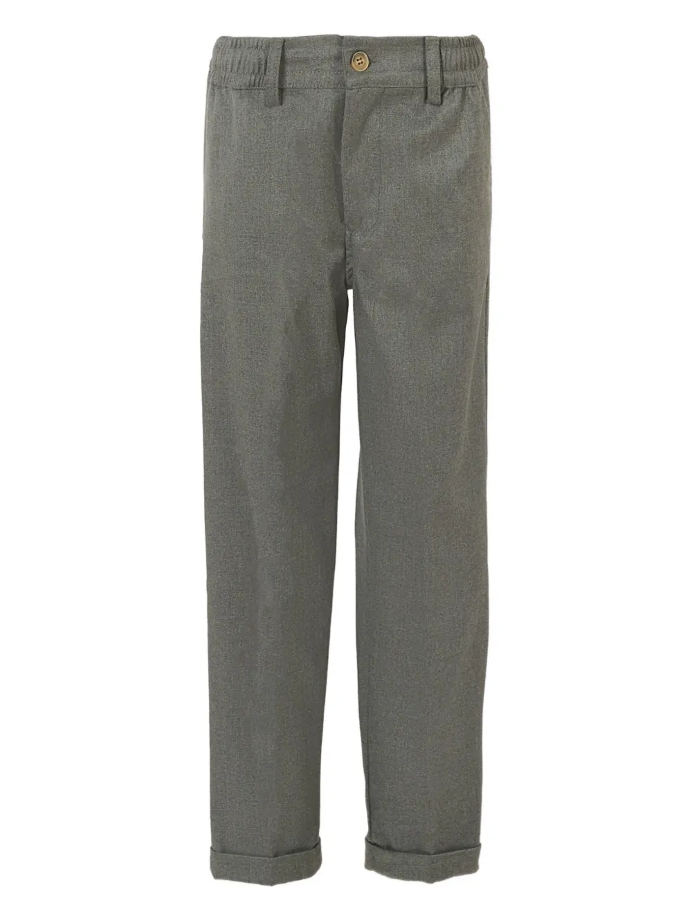 

Чиносы с манжетами и эластичным поясом TRUSSARDI JUNIOR, серый