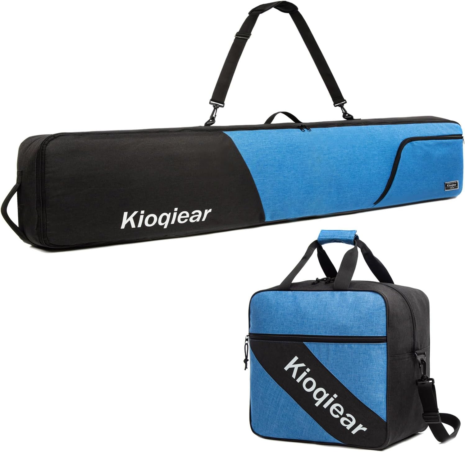 

Комплект мягкой сумки для сноуборда и ботинок. Идеально подходит для сноуборда ростом до 165 см и ботинок до 13 размера. В комплект входит 1 мягкая сумка для сноуборда и 1 мягкая сумка для ботинок. Kioqiear, Blue, Синий, Комплект мягкой сумки для сноуборд