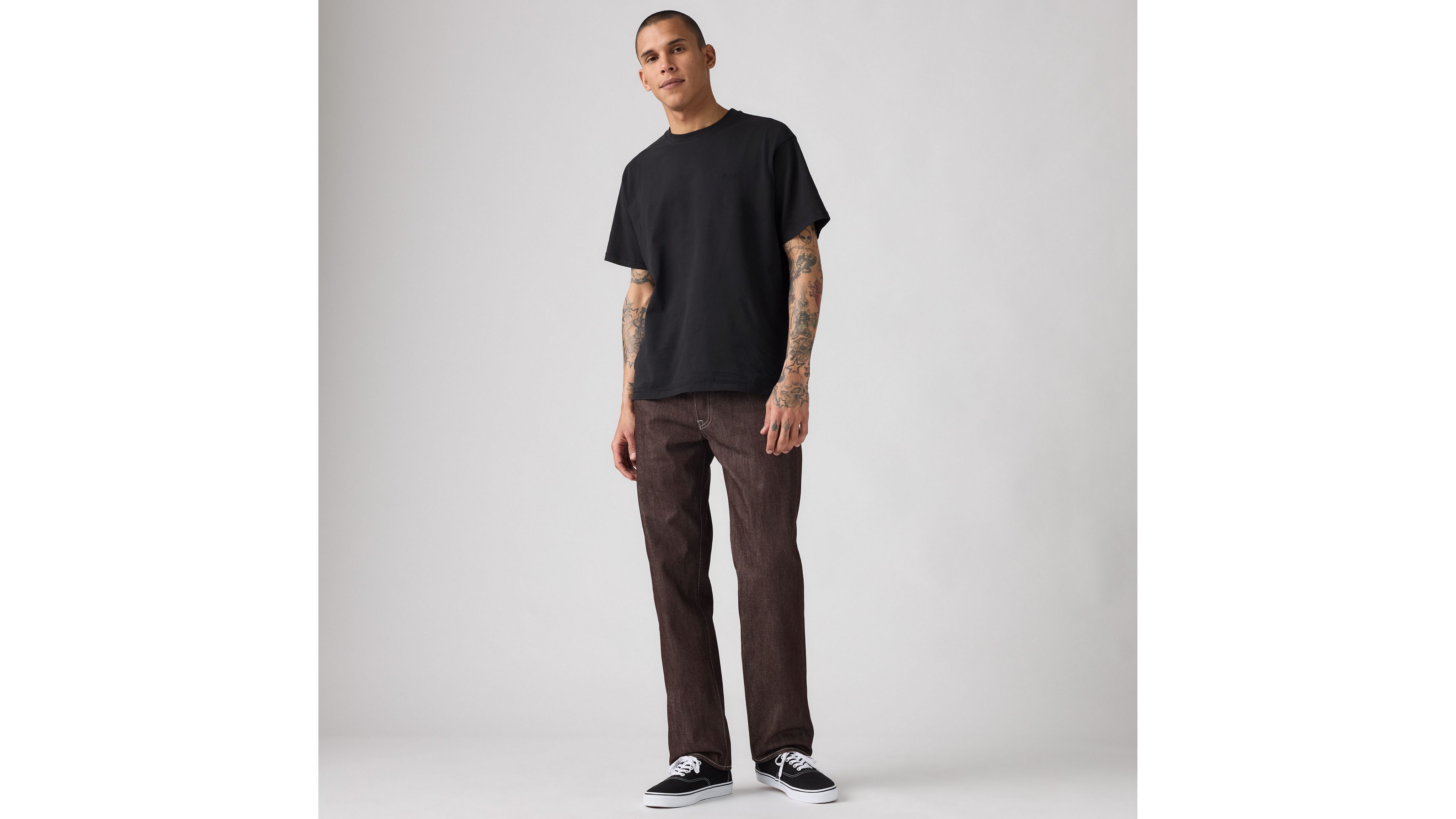 

Мужские джинсы 501 Original Shrink-to-fit Levi's, Burgundy Rigid - Brown