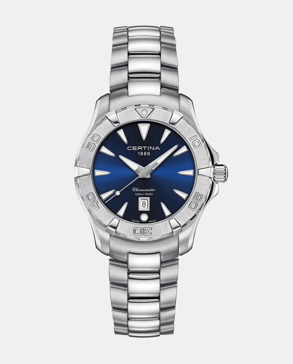 

Certina C0322511104100 женские часы из стали, серебряный