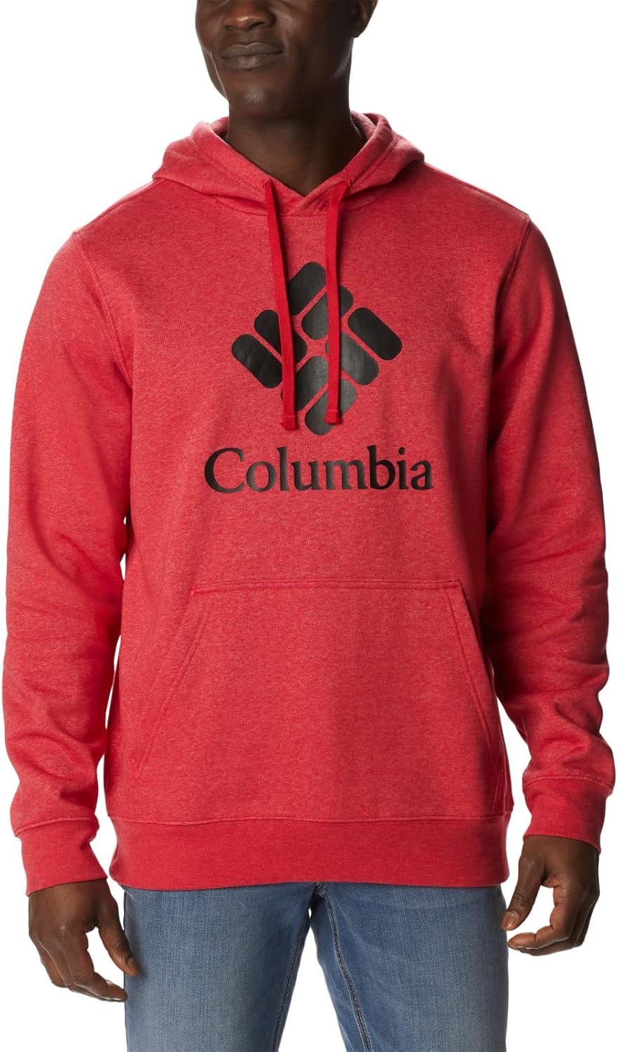 

Куртка-толстовка Columbia мужская Trek Hoodie, Mountain Red Heather/Csc Stacked Logo