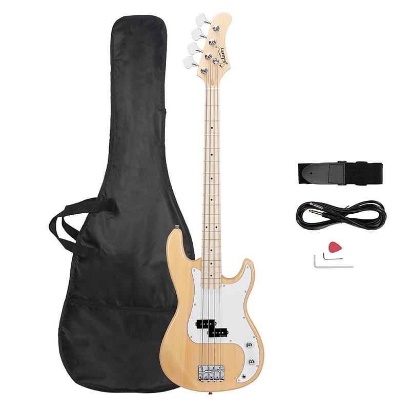 

Басс гитара Glarry Burlywood GP Ⅱ Upgrade Electric Bass Guitar