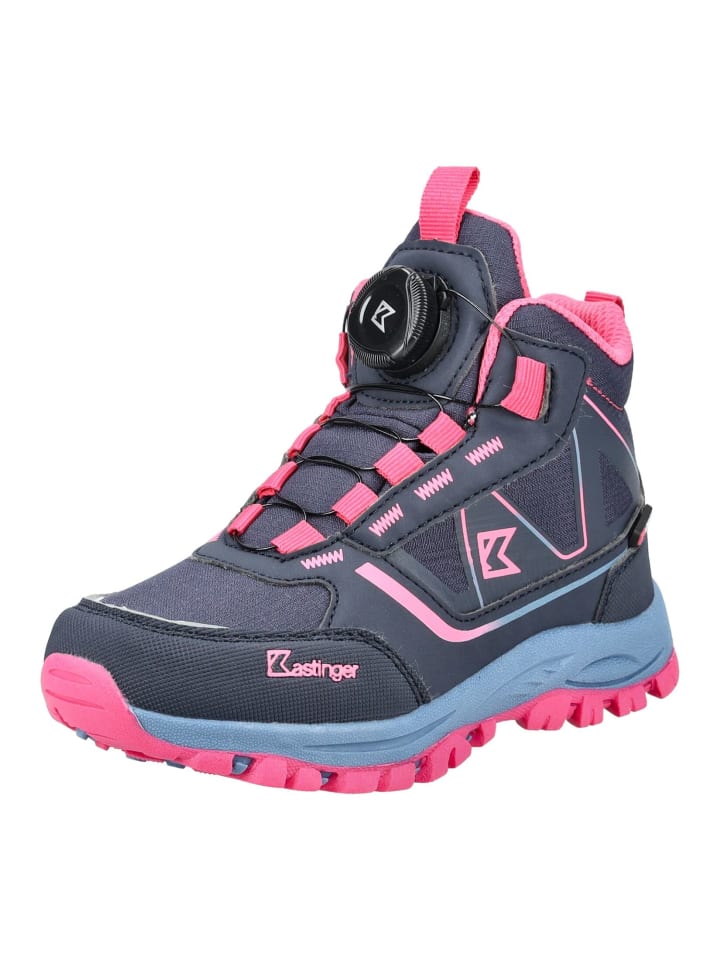 

Высокие ботинки до щиколотки Kastinger, цвет navy/pink