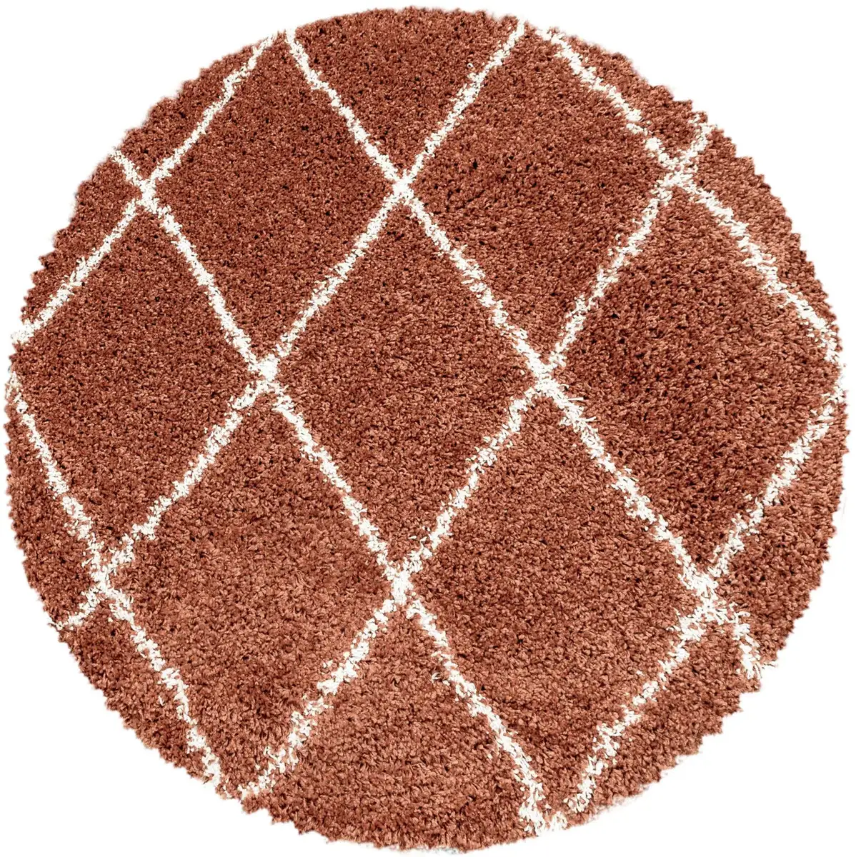 

Айылдыз Ковры Ковер Мохнатый "ALVOR 3401", круглый Ayyildiz Teppiche Ø 120 см, цвет terra