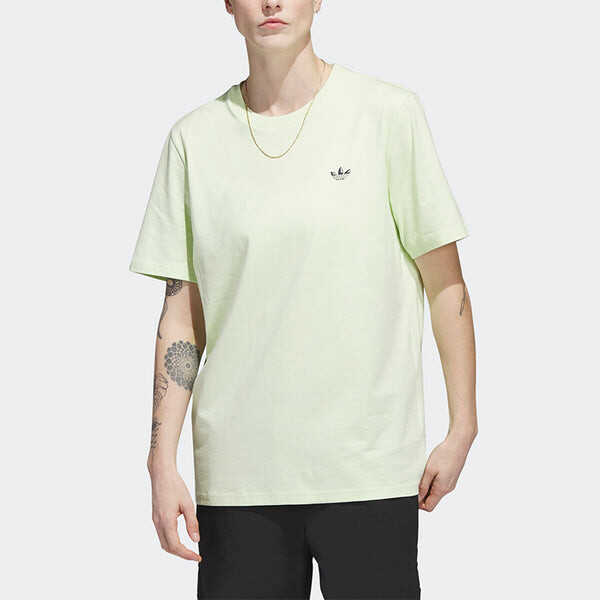 Футболка Adidas Originals 4.0 Logo Tee 'Green', зеленый — фото 2