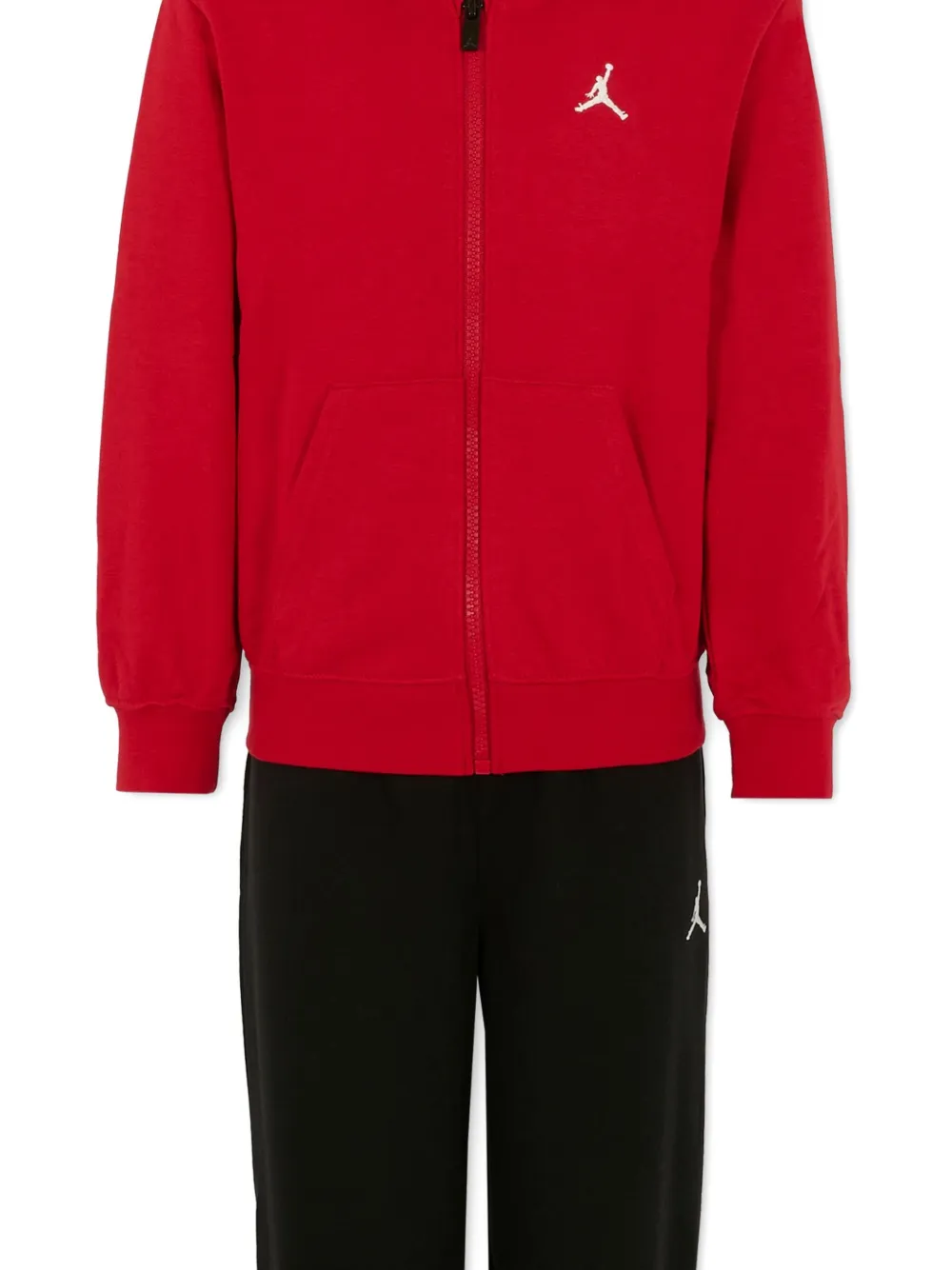 Спортивный костюм с капюшоном на молнии Jordan Kids, черный — фото 3