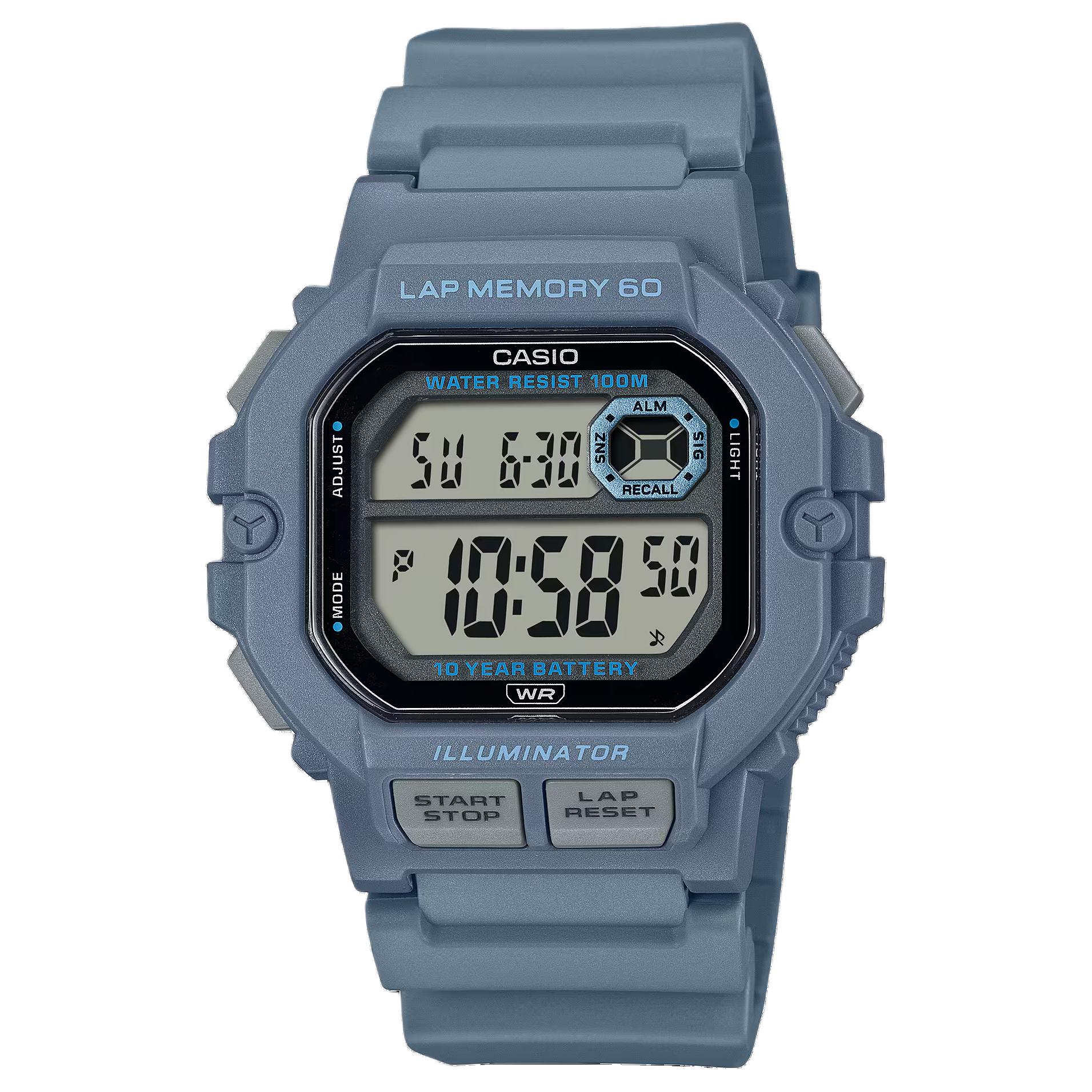 

CASIO Часы Standard Series Quartz Movement Resin Strap Watch Men's Watch Gray Dial, Gray Dial
