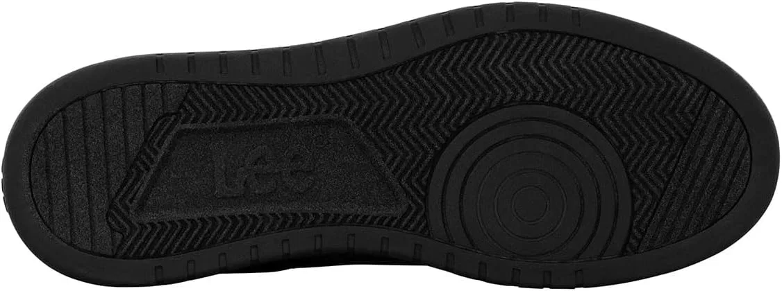 Мужские кроссовки Lee Prescot Mid Trainers, Black Mono — фото 4