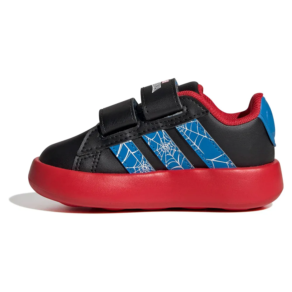 Кроссовки adidas X Marvel Spider-Man Grand Court infant, черный — фото 3